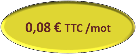 Prix traduction standard au mot espagnol-français ou français-espagnol
